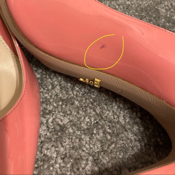 Prada Pink Pointed Toe Leather Pumps Size 38 EU - Picture 10 of 10